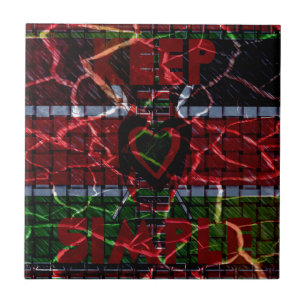 Cracked Flag: Keep It Simple - Kenyan Resilience Tile