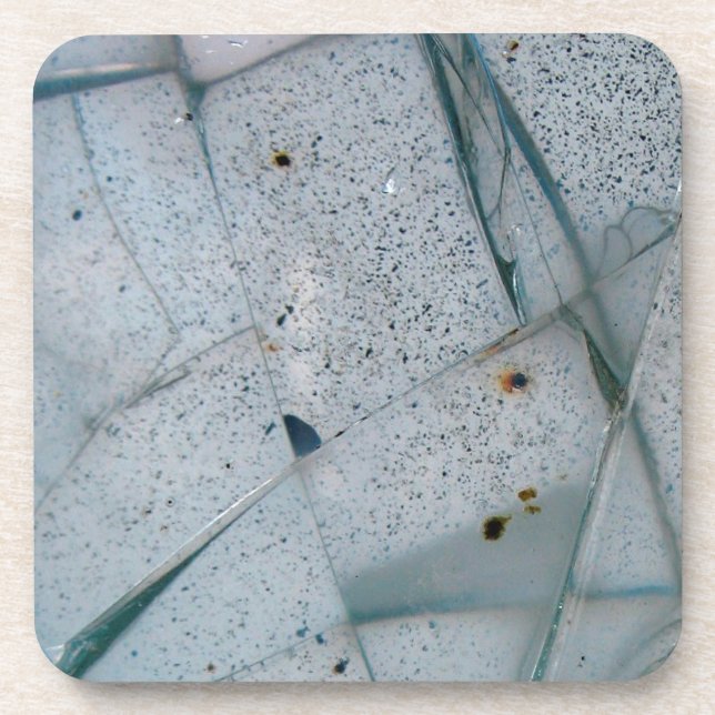 Cracked Glass Coaster (Front)