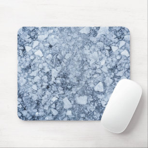 Cracked Ice Surface (Style 7) Oil Painting Mouse Mat