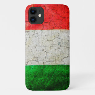 Cracked Italy flag iPhone 11 Case