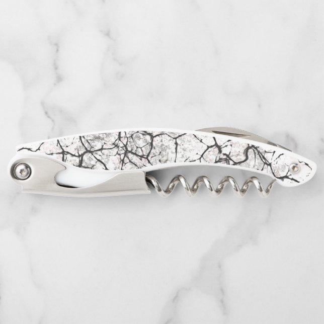 Cracked Marble Digital Pattern Corkscrew (Front)