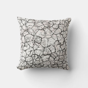 Cracked Marble Digital Pattern Cushion