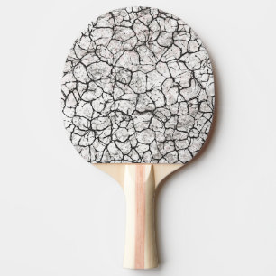 Cracked Marble Digital Pattern Ping Pong Paddle