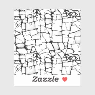 Cracked Mosaic Art Custom Laptop Sticker