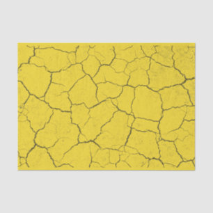 Cracked Mustard Yellow Tissue Paper