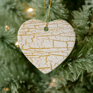 Cracked Paint Ceramic Tree Decoration