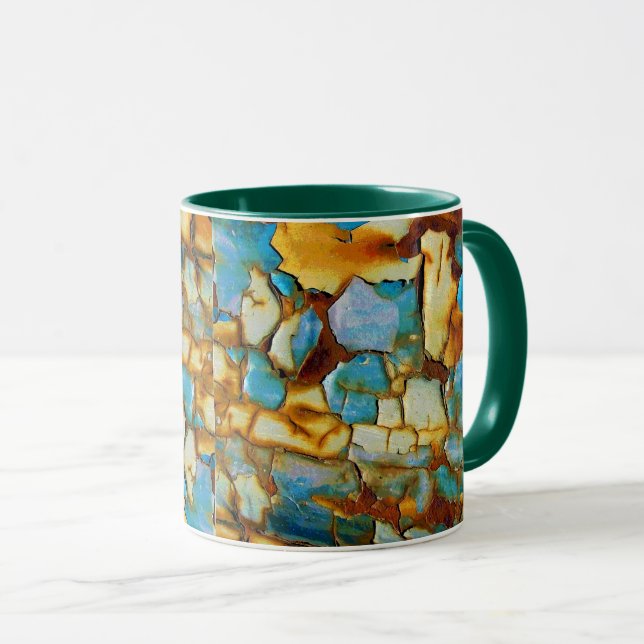Cracked Paint Mug (Front Right)