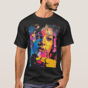 Cracked Paint Mural Beauty Skin Deep T-Shirt