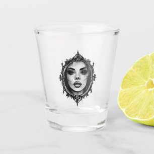 Cracked Reflection Shot Glass