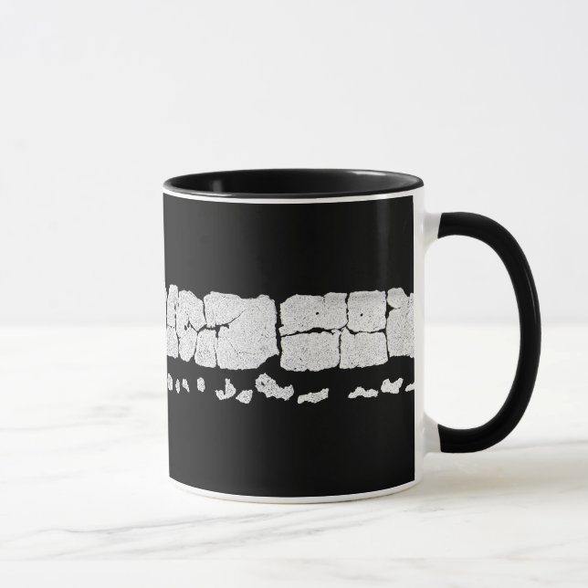 Cracked Road Paint Mug (Right)