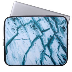 Cracked rock formation illustration laptop sleeve