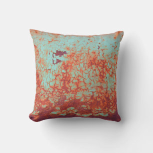 Cracked Rust Peeling Paint Cushion