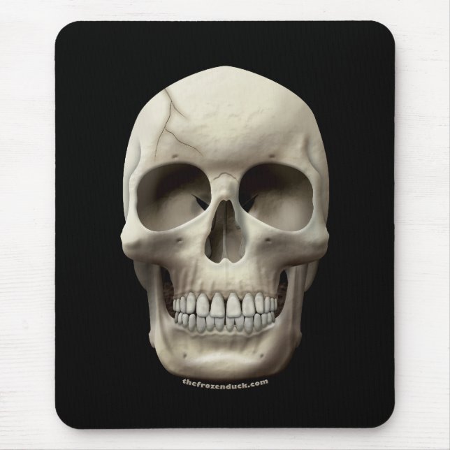 Cracked Skull Mouse Mat (Front)