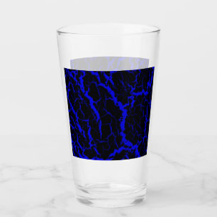 Cracked Space Lava - Blue Glass