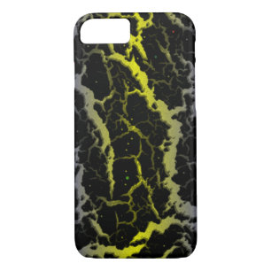 Cracked Space Lava - Blue/Yellow iPhone 8/7 Case