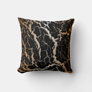 Cracked Space Lava - Bronze/White Cushion