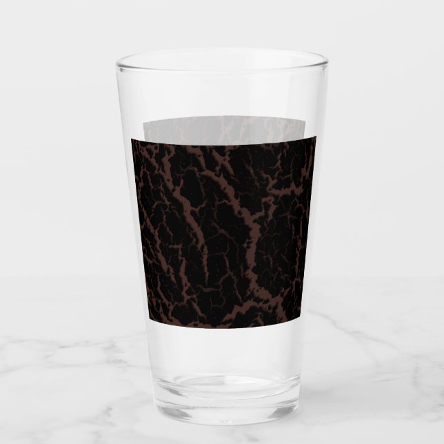 Cracked Space Lava - Brown Glass (Front)