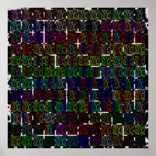 Cracked Space Lava Collection Poster (Front)