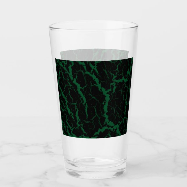 Cracked Space Lava - Forest Glass (Front)