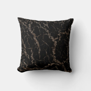 Cracked Space Lava - Glitter Brown Cushion