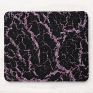 Cracked Space Lava - Glitter Pink Mouse Mat