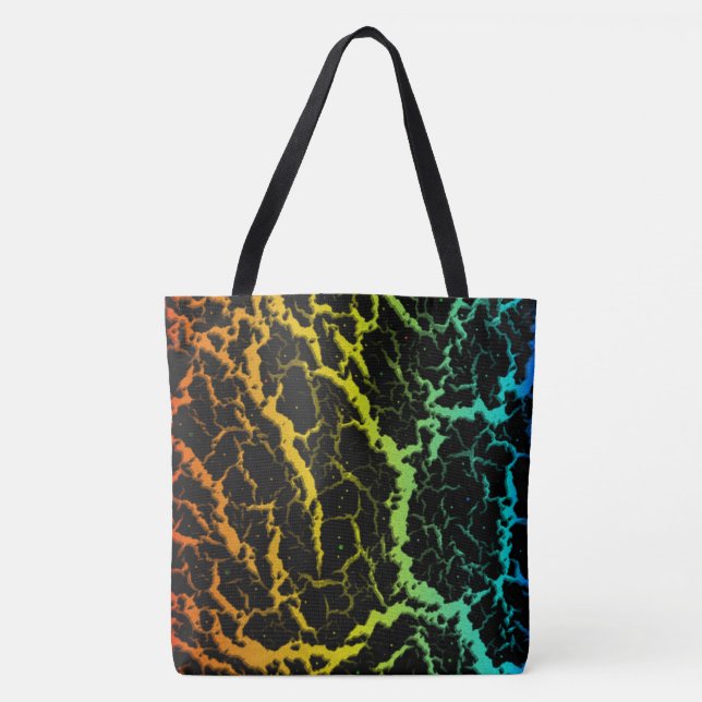 Cracked Space Lava - Heat ROYCB Tote Bag (Front)