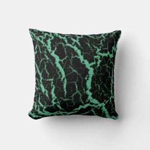Cracked Space Lava - Mint Cushion