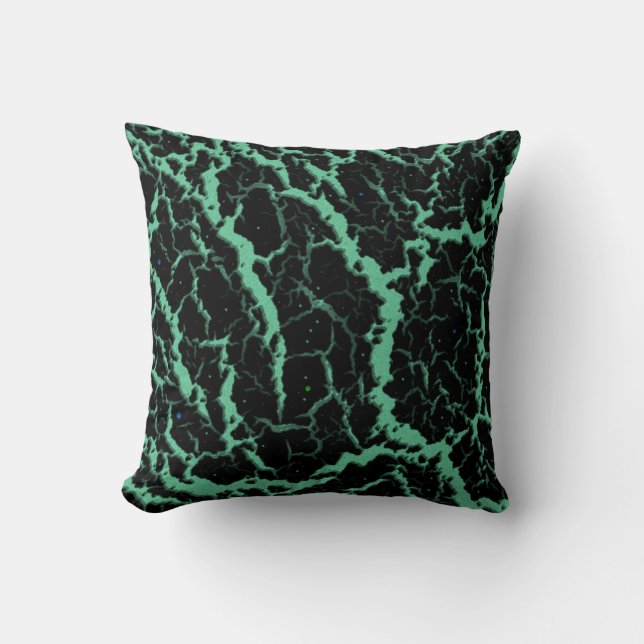 Cracked Space Lava - Mint Cushion (Front)