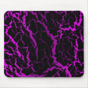 Cracked Space Lava - Pink/Purple Mouse Mat