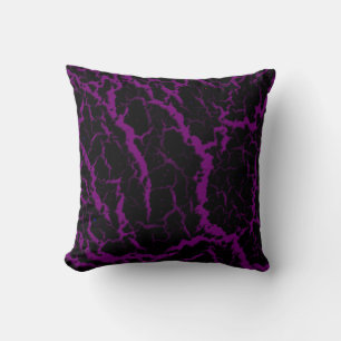 Cracked Space Lava - Purple Cushion