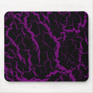 Cracked Space Lava - Purple Mouse Mat