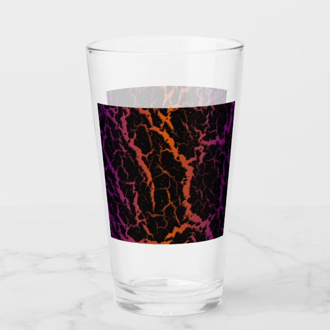 Cracked Space Lava - Purple/Orange Glass (Front)