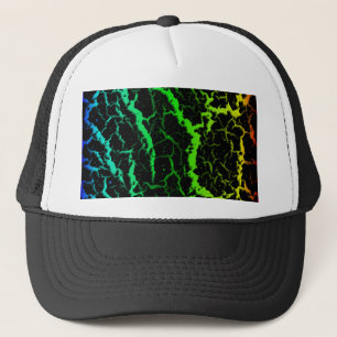 Cracked Space Lava - Rainbow BCGYR Trucker Hat