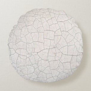 Cracked Surface Round Cushion