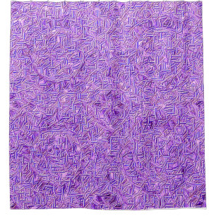 Cracked Violet Shower Curtain