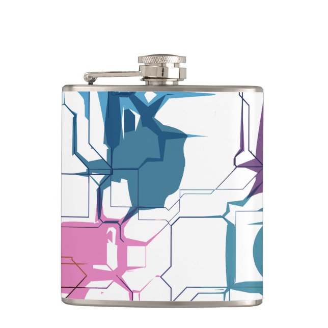 Cracked wall hip flask (Front)