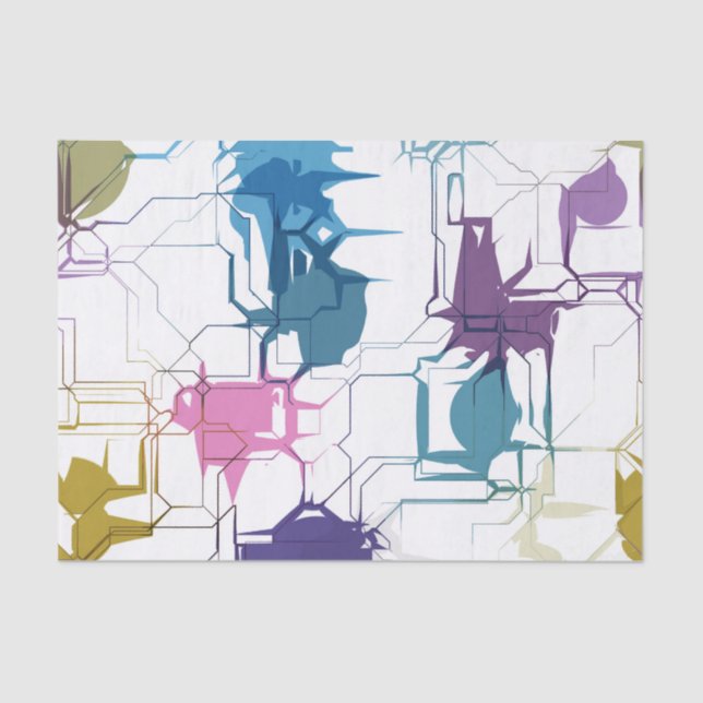 Cracked wall tissue paper (Front)