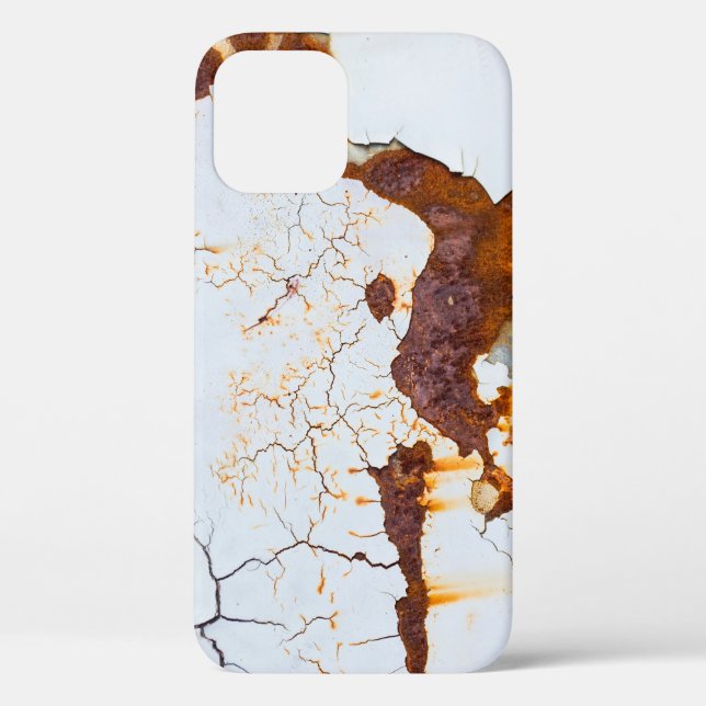 Cracked white paint, rusty car. Case-Mate iPhone case (Back)
