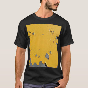 Cracked yellow metal: dirty texture. T-Shirt