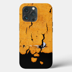 Cracked Yellow Road Paint iPhone 13 Pro Case