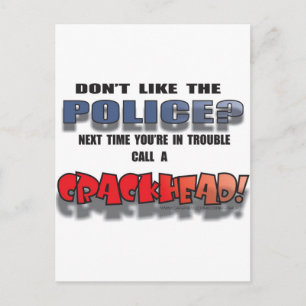 CRACKHEAD POSTCARD