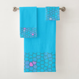 Crackle Bath Towel Set