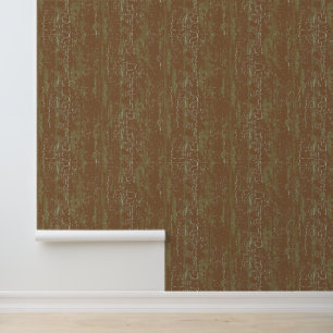 Crackle Texture Orange Rust Burnt Sienna Wallpaper
