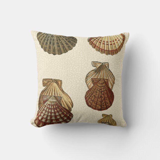 Crackled Antique Shells Cushion (Front)