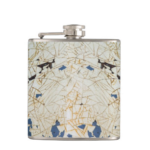 Crackled Paint Hip Flask