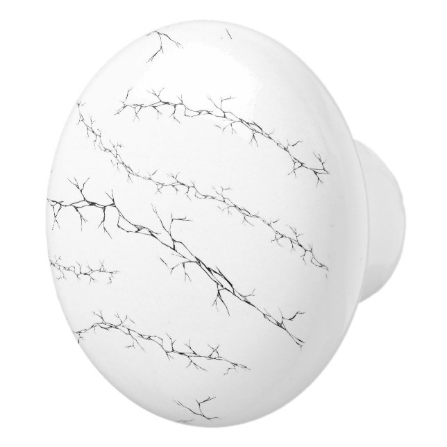 Cracks Ceramic Knob (Right)