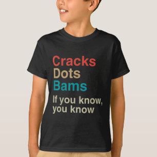 Cracks Dots Bams If You Know, You Know Funny Mahjo T-Shirt