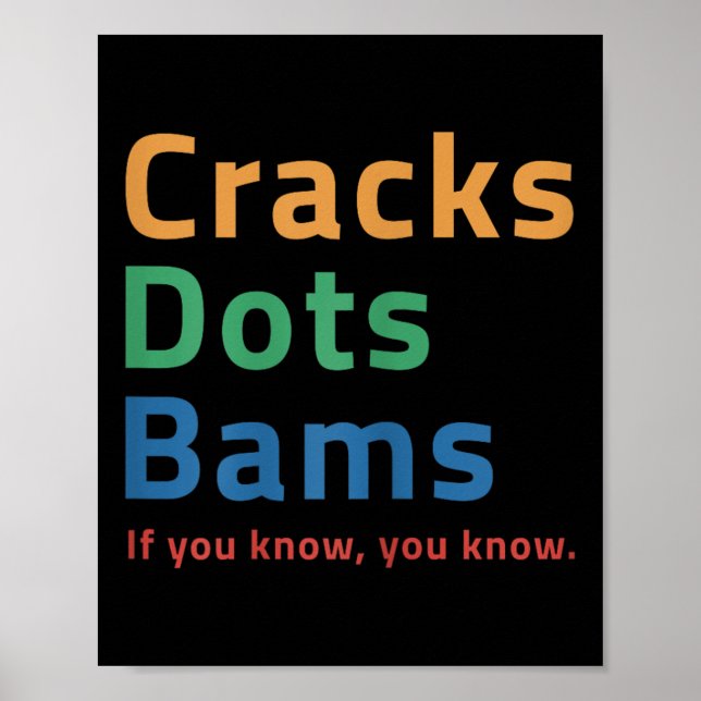 Cracks Dots Bams,its Mahjong Time Mahjong Social C Poster (Front)