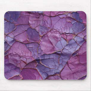 Cracks, Vains in Purple, Creates Intricate Pattern Mouse Mat