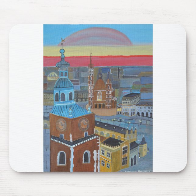 Cracow Poland Mouse Mat (Front)